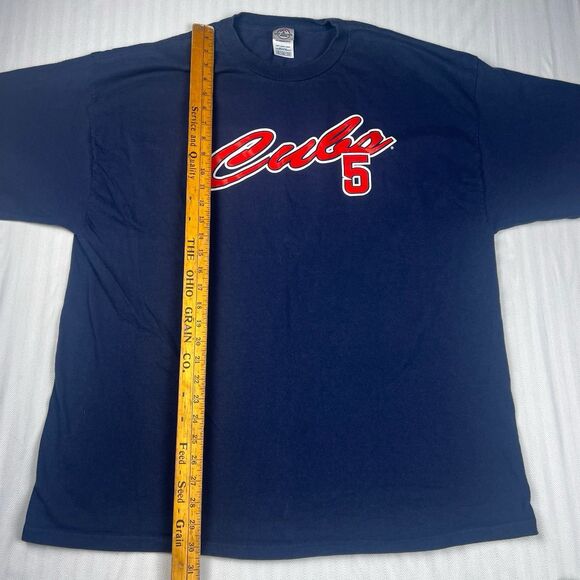Nomar Garciaparra #5 Chicago Cubs T Shirt Delta Pro Weight MLB Navy Blue - Picture 3 of 7